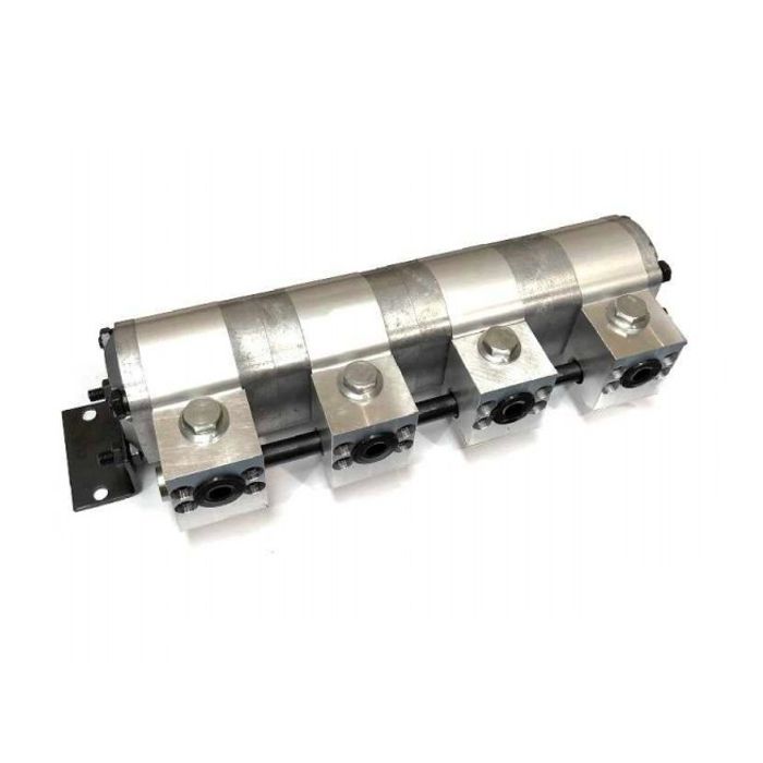 Verdeelmotor, 4-voudig, 6,4-13,2 l/min zonder drukveiligheid