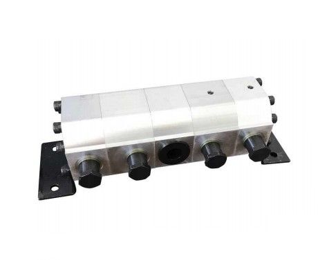 Verdeelmotor, 2-voudig, 13,2-26,5 l/min met drukveiligheid