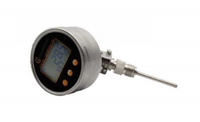 Digitale thermometer met hoek aansluiting 1/2" BSP