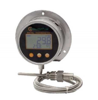Capillaire digitale thermometer met onder aansluiting 1/2" BSP