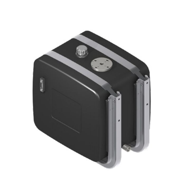 Hydrauliektank 150 liter met zijmontage en intern filter