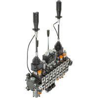 Kraanventiel 8 secties met shockvalve, overdrukventiel en nazuigklep