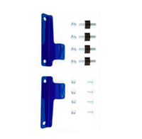 Brackets and vibration dampers for hydraulic oil coolers HY010 to HY057