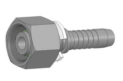 RVS 1" DN perskoppeling 30S M42x2 met o-ring