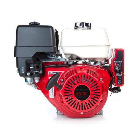 Honda GX390 QX E4 - 25,4 mm as benzinemotor met olie-beveiliging en controlbox