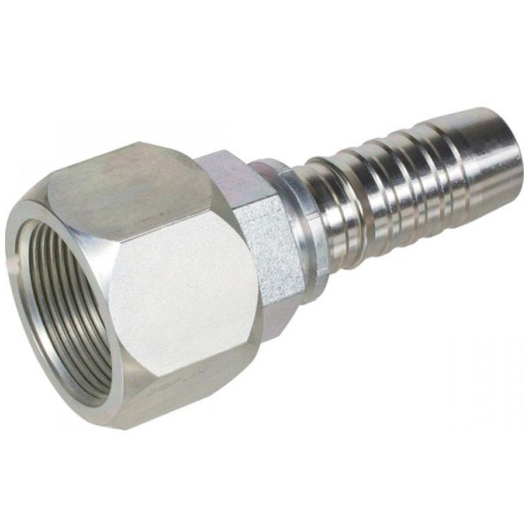 RVS 3/8'' DN perskoppeling 7/8'' 14h UNF female