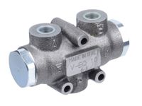 Dubbelwerkende volumesplitsventiel V-EQ 30 1/2" 60 L/min