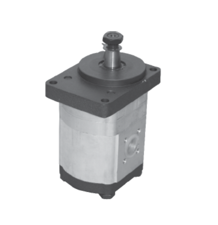 Hydrauliek tandwielpomp groep 2 links 12cc met lager