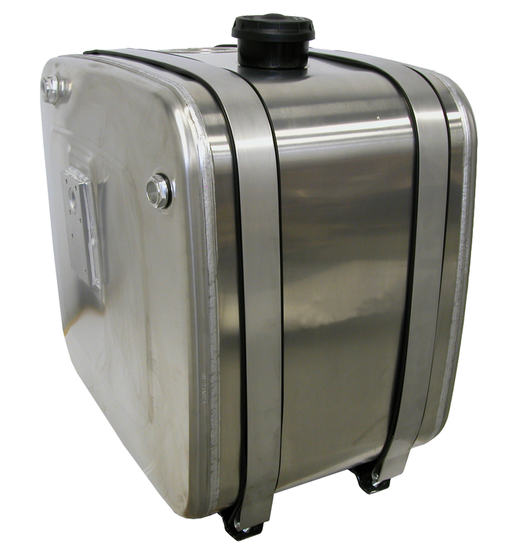 Hydrauliektank 170 liter aluminium met zijmontage en intern filter