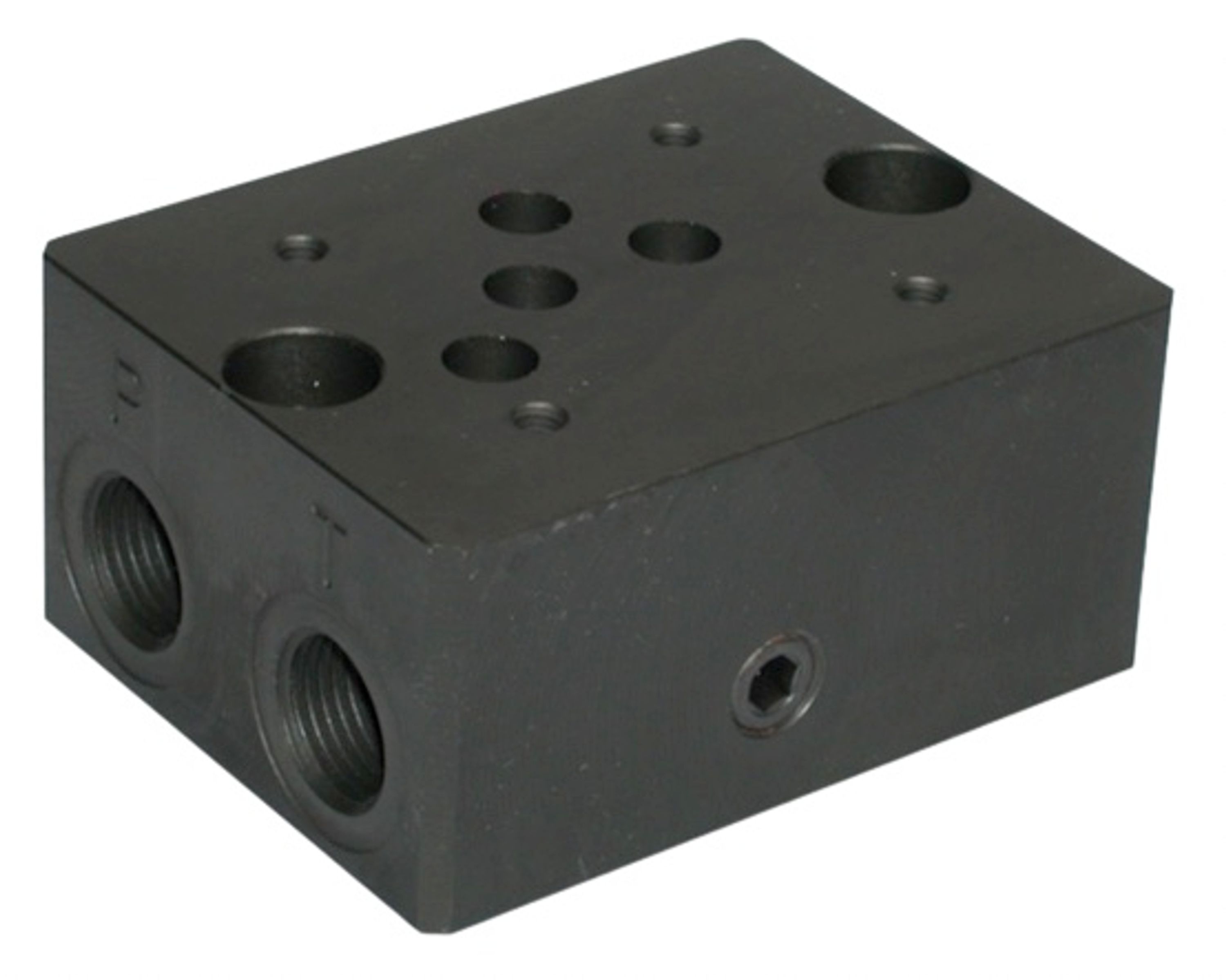 NG10 voetplaat 1/2" met zijaansluiting Cetop 05