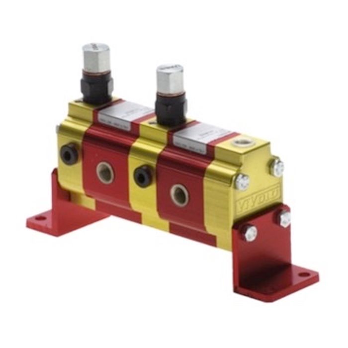 Verdeelmotor met kleppen 4-voudig 0,3-1,8 l/min - groep 0