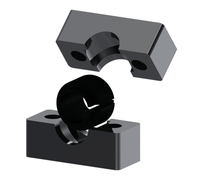 Buisklem met trillingsdemper 30 mm