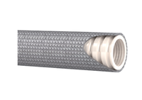 3/4" DN PTFE teflon slang RVS omvlochten geribbeld