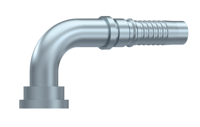 1" DN interlock perskoppeling 90º SAE 47,6 mm 6000 PSI