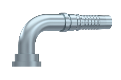 1" DN interlock perskoppeling 90º SAE 47,6 mm 9000 PSI