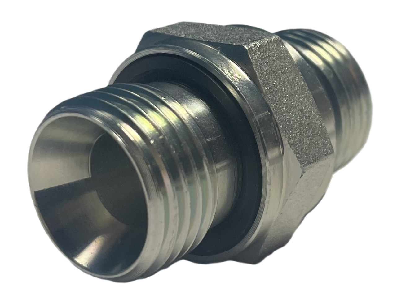 Rechte koppeling 3/8" BSP male met afdichting