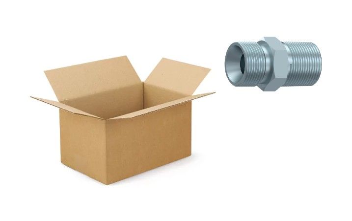 Verloopadapter 1/8'' BSP - 1/8'' BSPT male-male voordeelverpakking 250 stuks