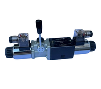 NG6 230V Cetop 4/3 stuurventiel met handbediening, PT verbonden AB gesloten