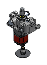 Boormachine hydrauliekpomp voor tank montage | enkelwerkend