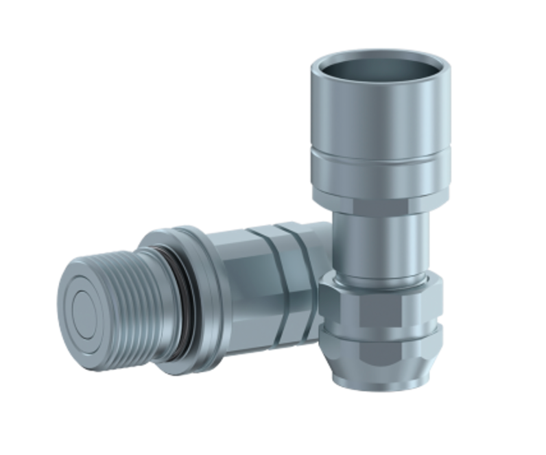 Schroef Flat face snelkoppeling 3/4" BSP male, BG-maat 4A