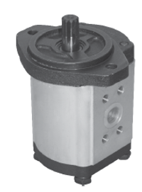 22 cc vorkliftpomp links met 10T spline as