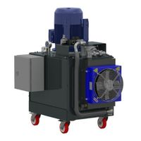 3-phase electric hydraulic power unit 15kW with 130 liter tank