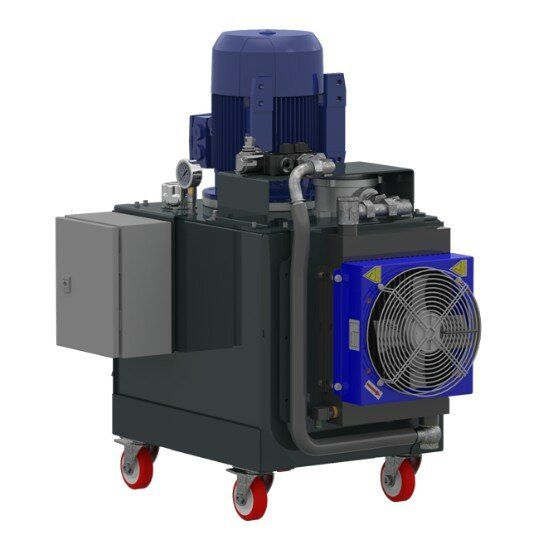 3-phase electric hydraulic power unit 22kW with 130 liter tank