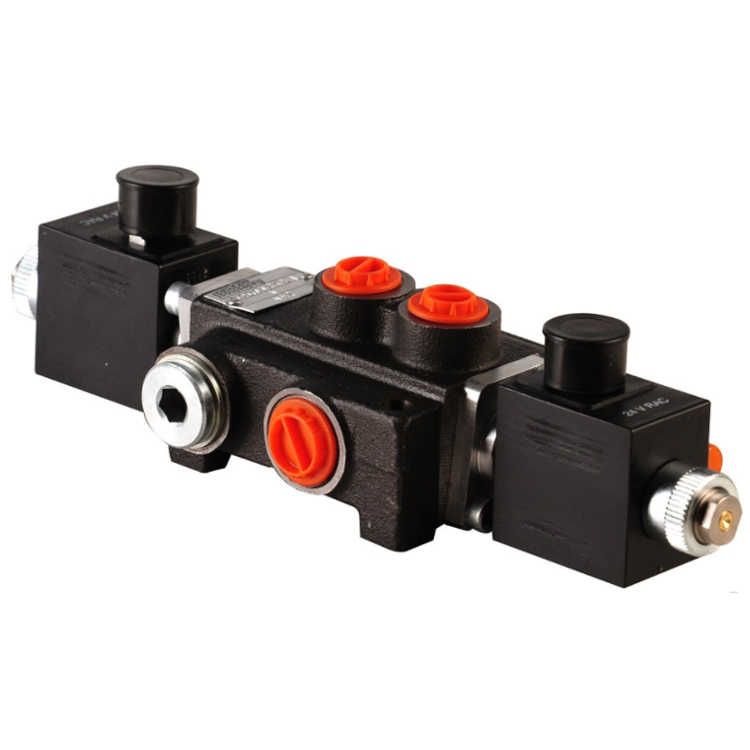 1Z80 1 sectie stuurventiel 80 L/min 12V elektrisch 