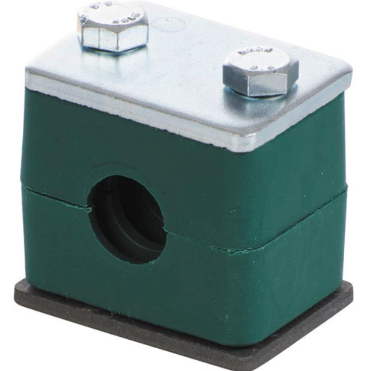 Versterkte buisklem enkel compleet 20 mm