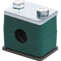 Versterkte buisklem enkel compleet 22 mm