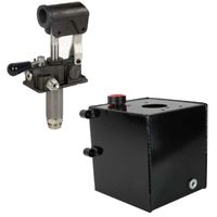 Set: handpomp 25 cc dubbelwerkend + 5 liter tank staal