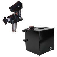 Set: handpomp 25 cc enkelwerkend + 5 liter tank staal