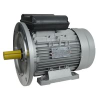 1 fase elektromotor 1,5 kW, 230 Volt | Voetflensbevestiging B3-B5 | 1500 RPM