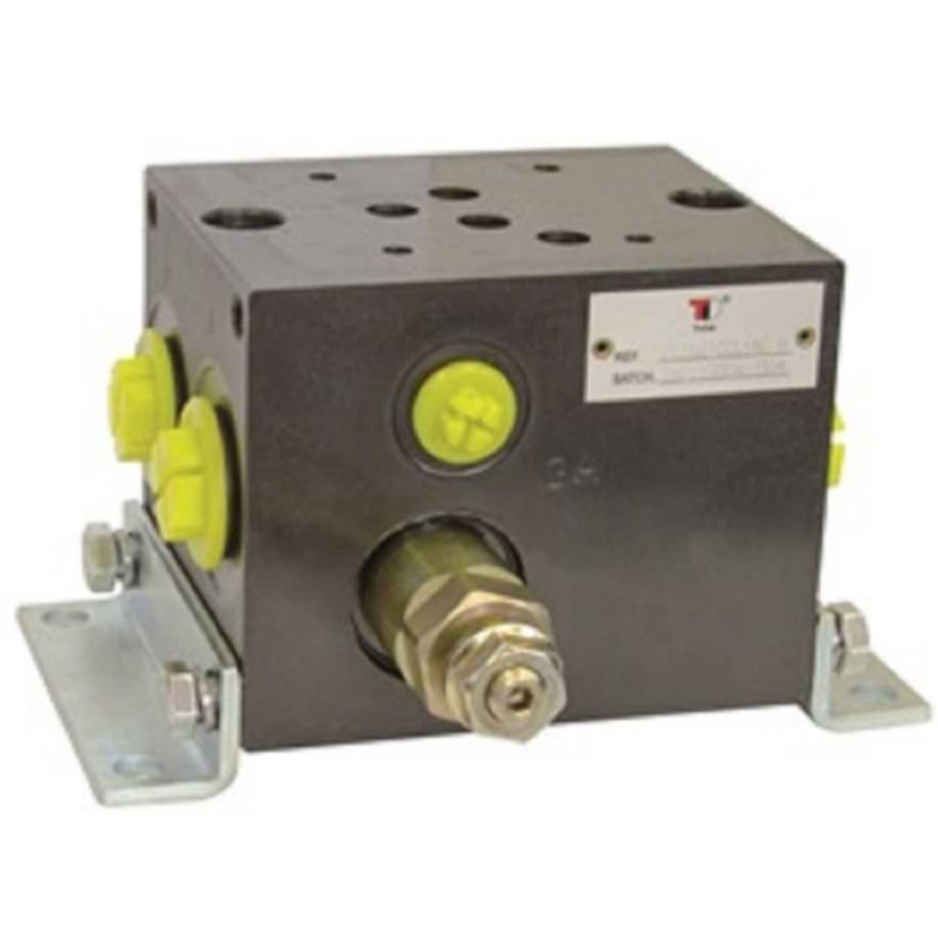 NG10 voetplaat, 1 voudig met overdrukventiel