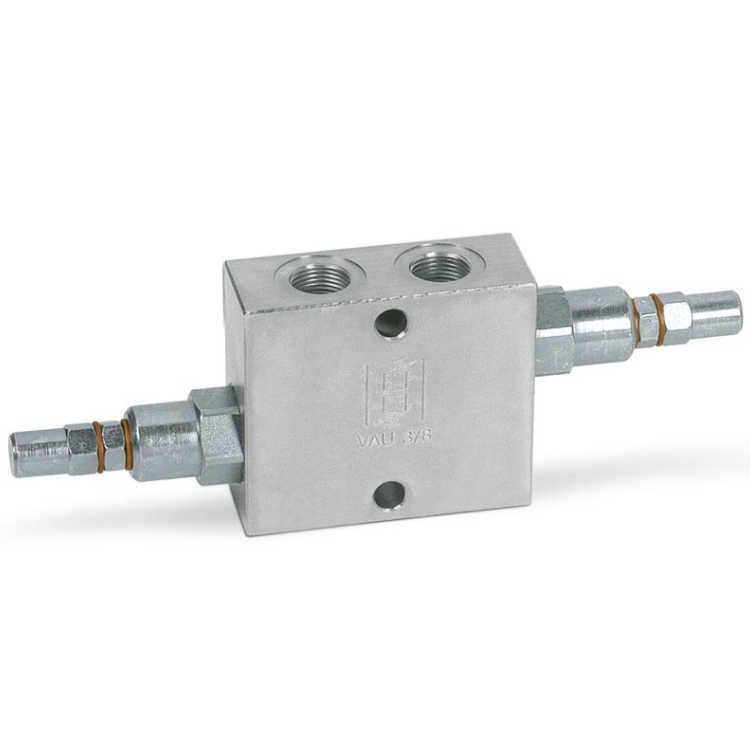 Dubbelwerkende veiligheidsventiel VAU 3/8" 