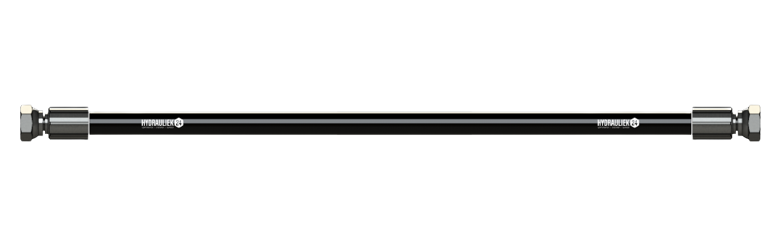 1/4” hydraulic hose 500 mm with 1/4” BSP swivels