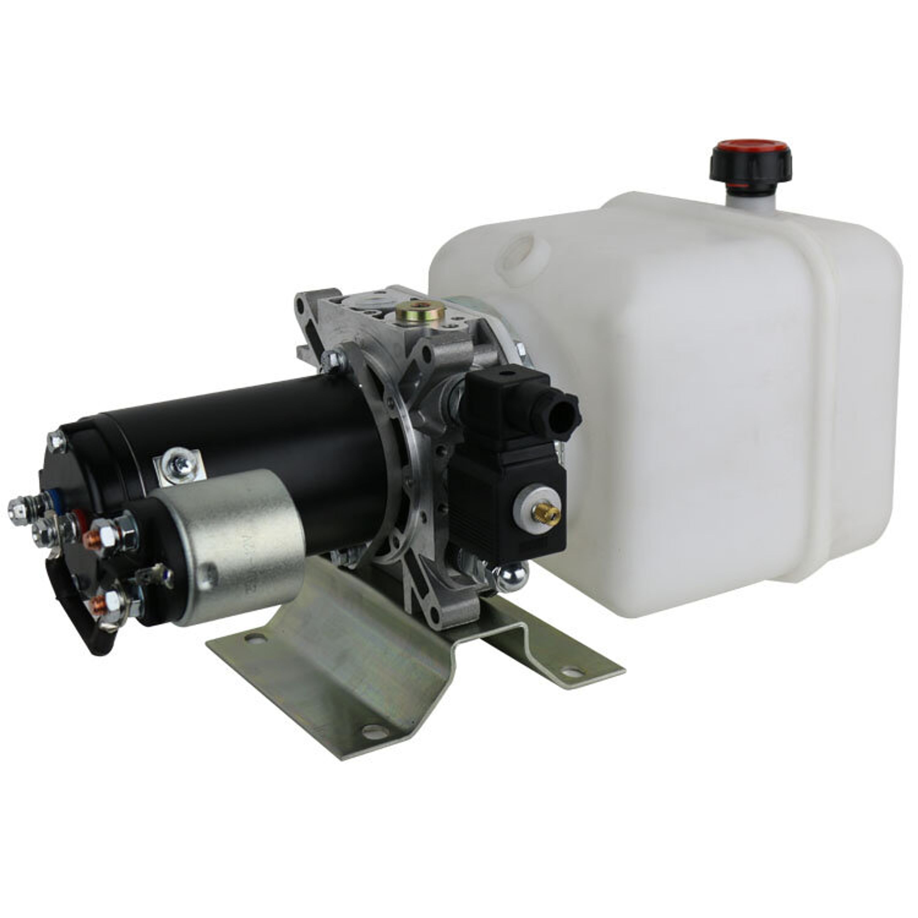 12V 0.8kW standard mini powerpack double acting with 4 liter tank