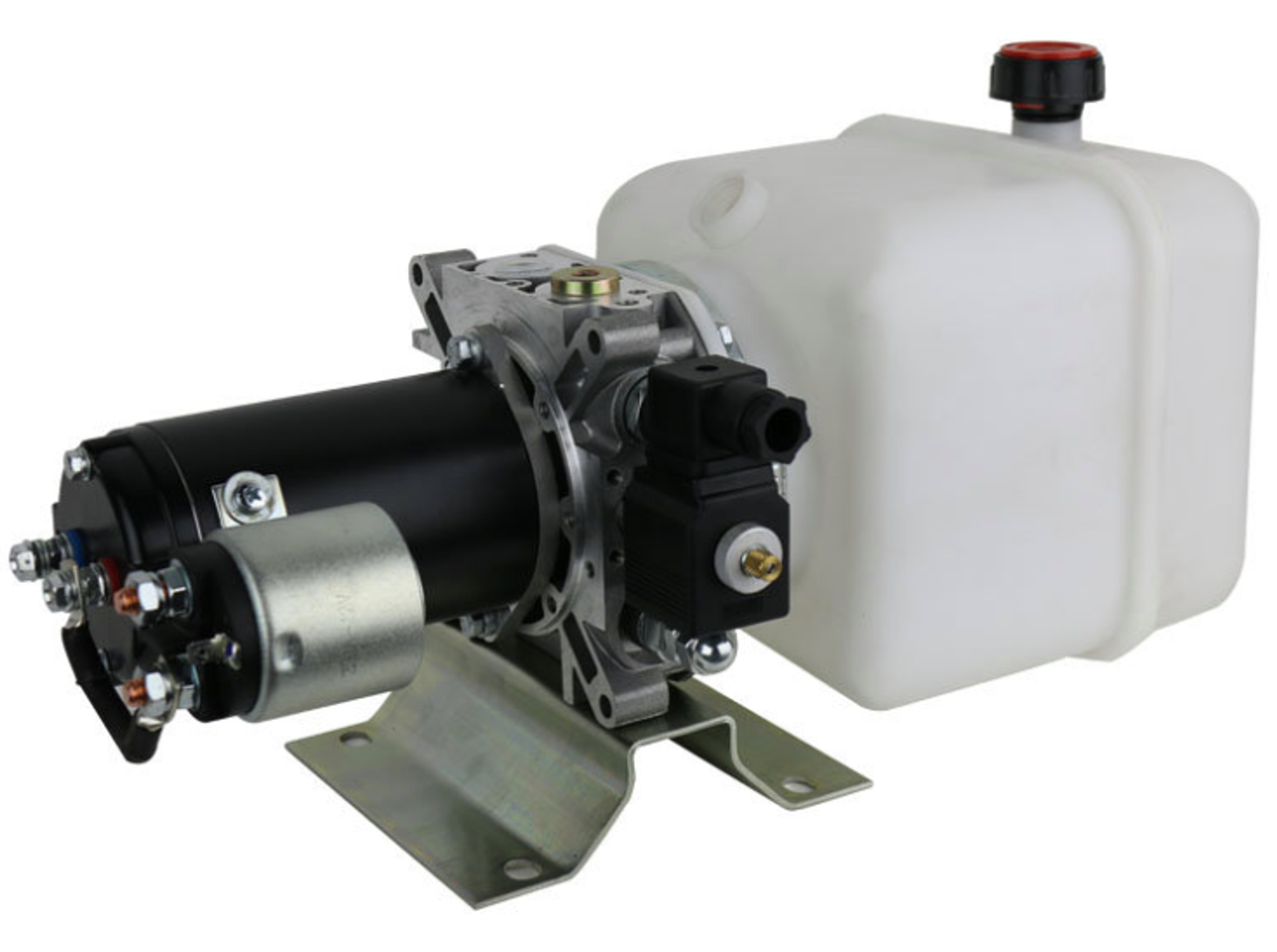 12V 0.8kW standard mini powerpack single acting with 4 liter tank