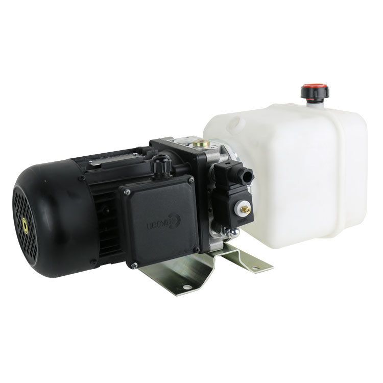 230V 0.55kW standard mini powerpack single acting with 4 liter tank