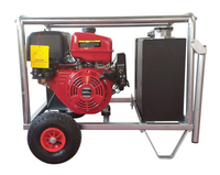 Hydraulic power unit with 13 hp engine wheelbarrow model