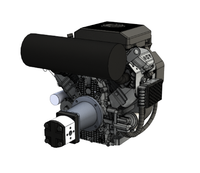 PTM680pro petrol engine with pre-mounted gear pump pump group 2